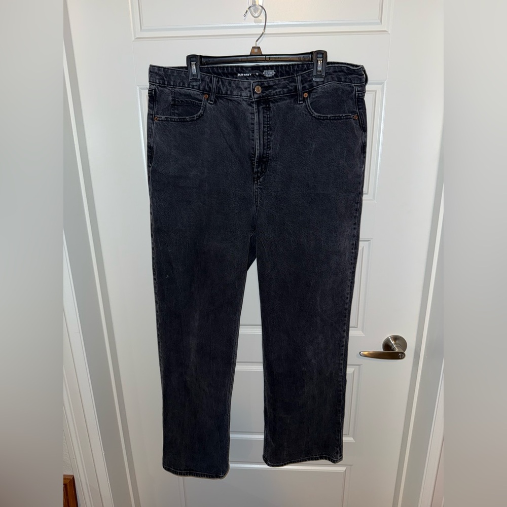 Old Navy Women's High Rise Black Jeans